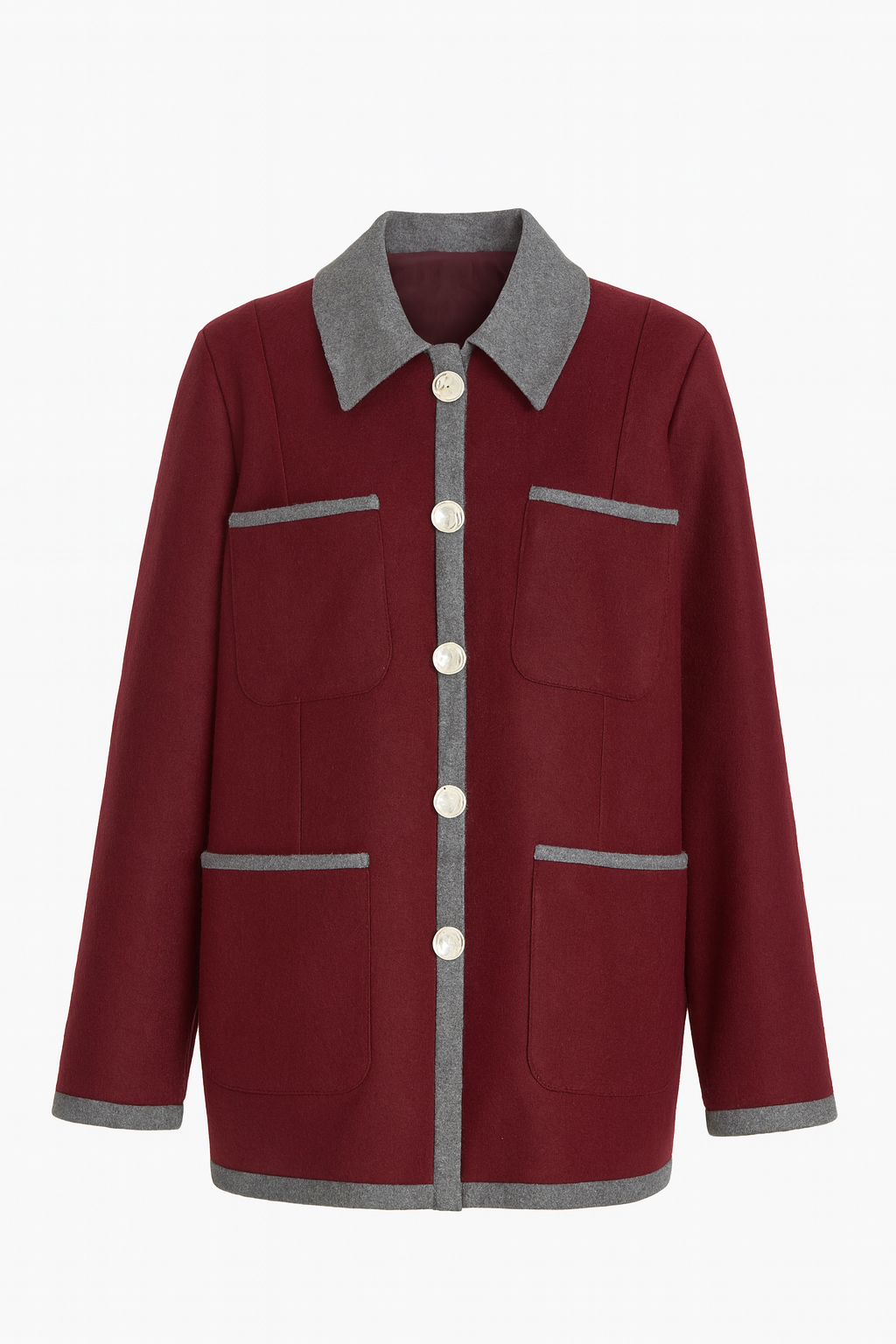 Bordeaux Overshirt by Baltér Warsaw – view 5