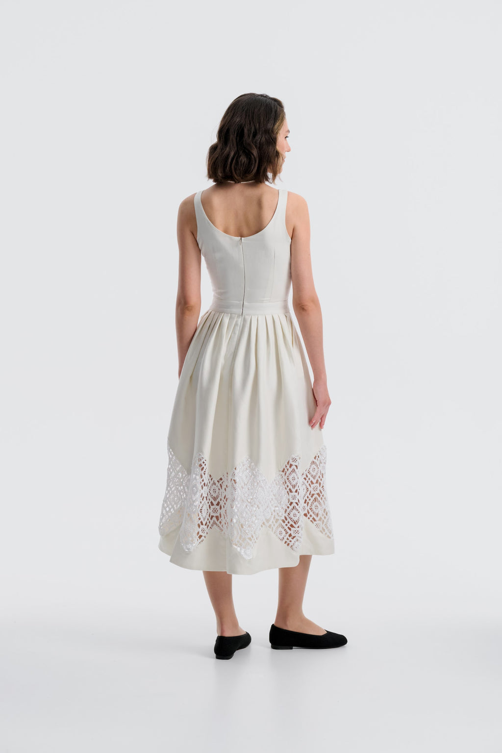 Vathi Blanche Dress PREORDER by Baltér Warsaw – detail view