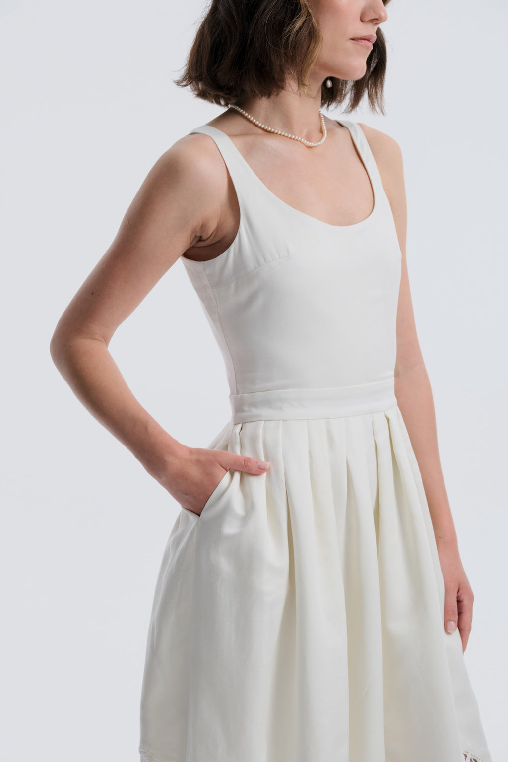 Vathi Blanche Dress PREORDER by Baltér Warsaw – view 4
