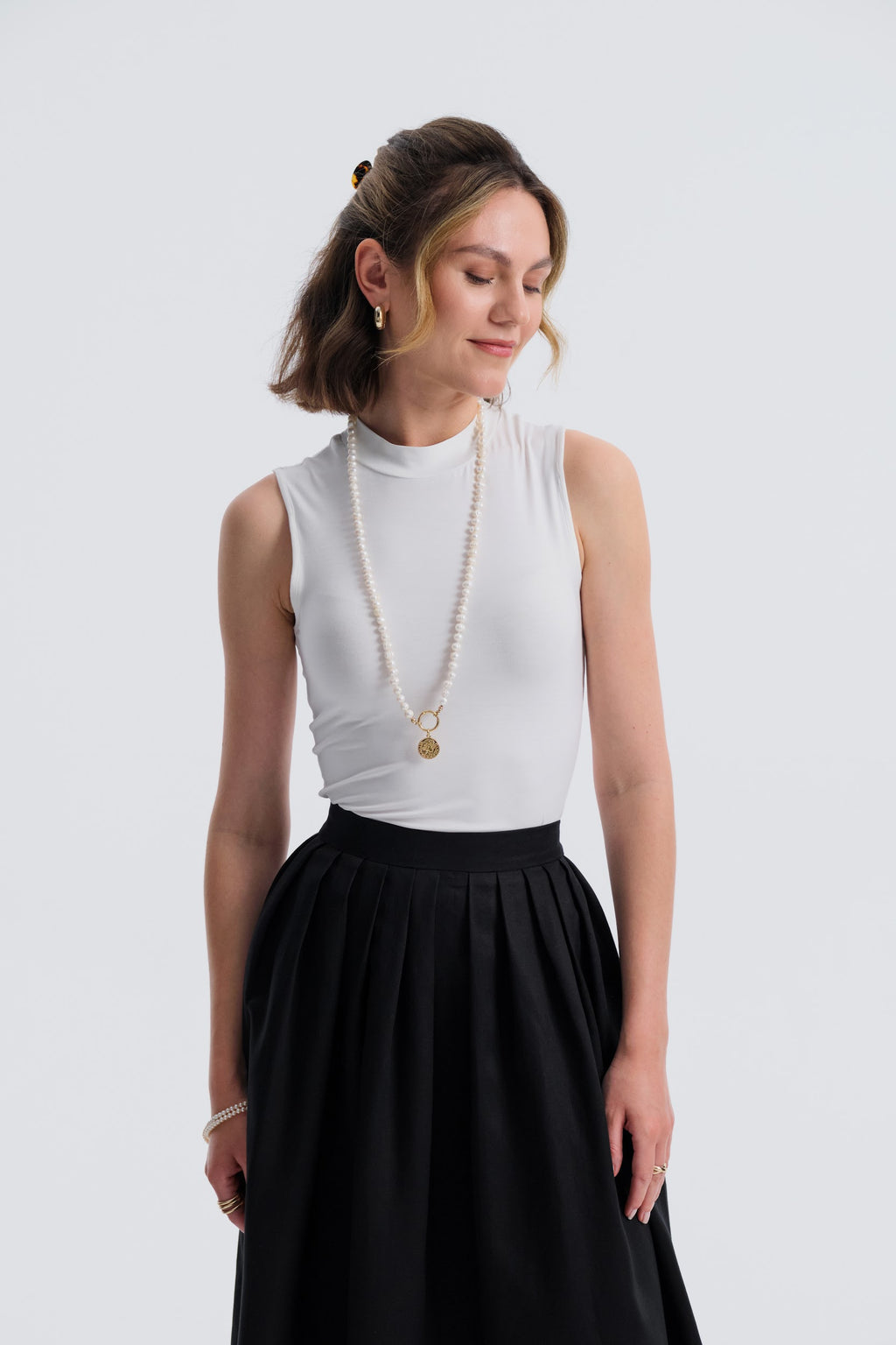 Antibes Clair Top by Baltér Warsaw – detail view