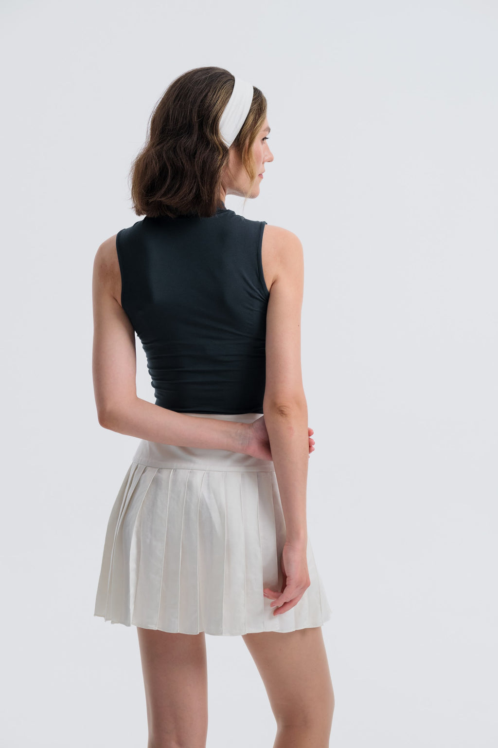 Kefalonia Vert Top by Baltér Warsaw – styled view
