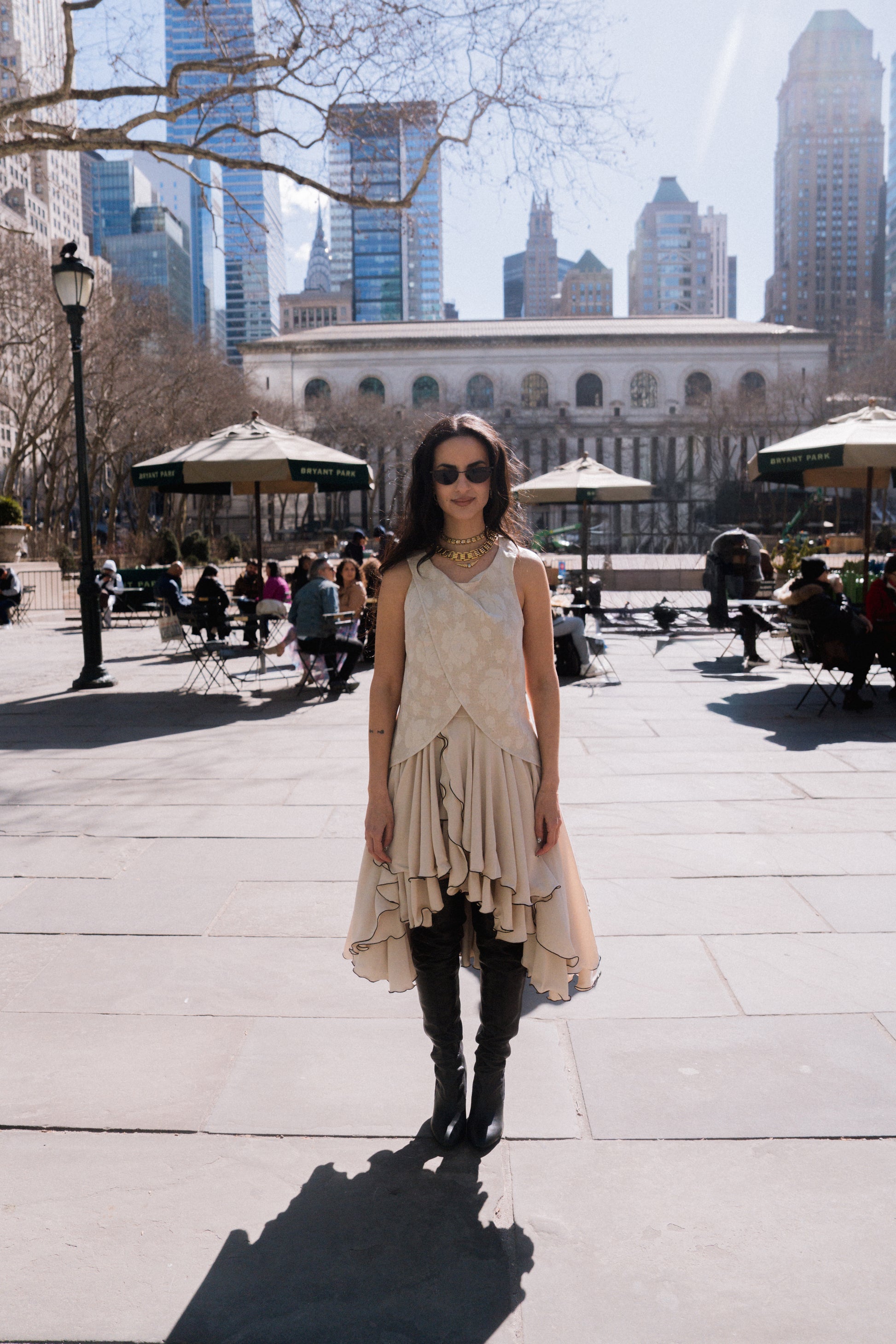 Ivory Bloom Top