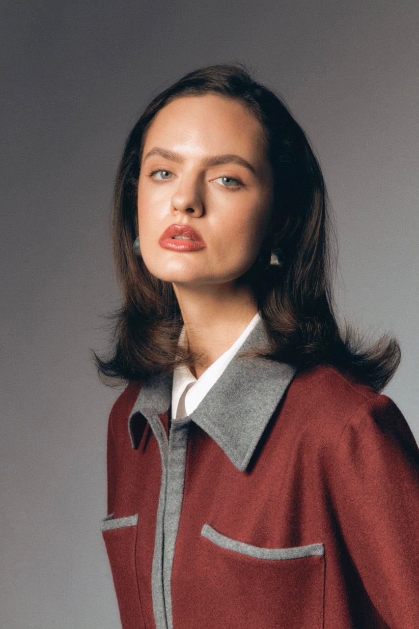 Bordeaux Overshirt by Baltér Warsaw – view 4
